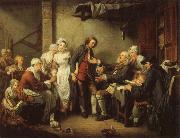 Jean-Baptiste Greuze The Village Marriage Contract Germany oil painting artist